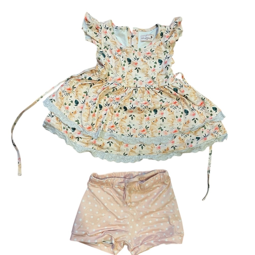 Liv + Stella Bunny Print Dress